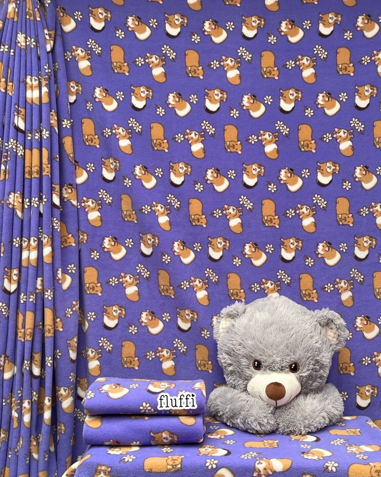 Anti Pill Polar Fleece- Printed