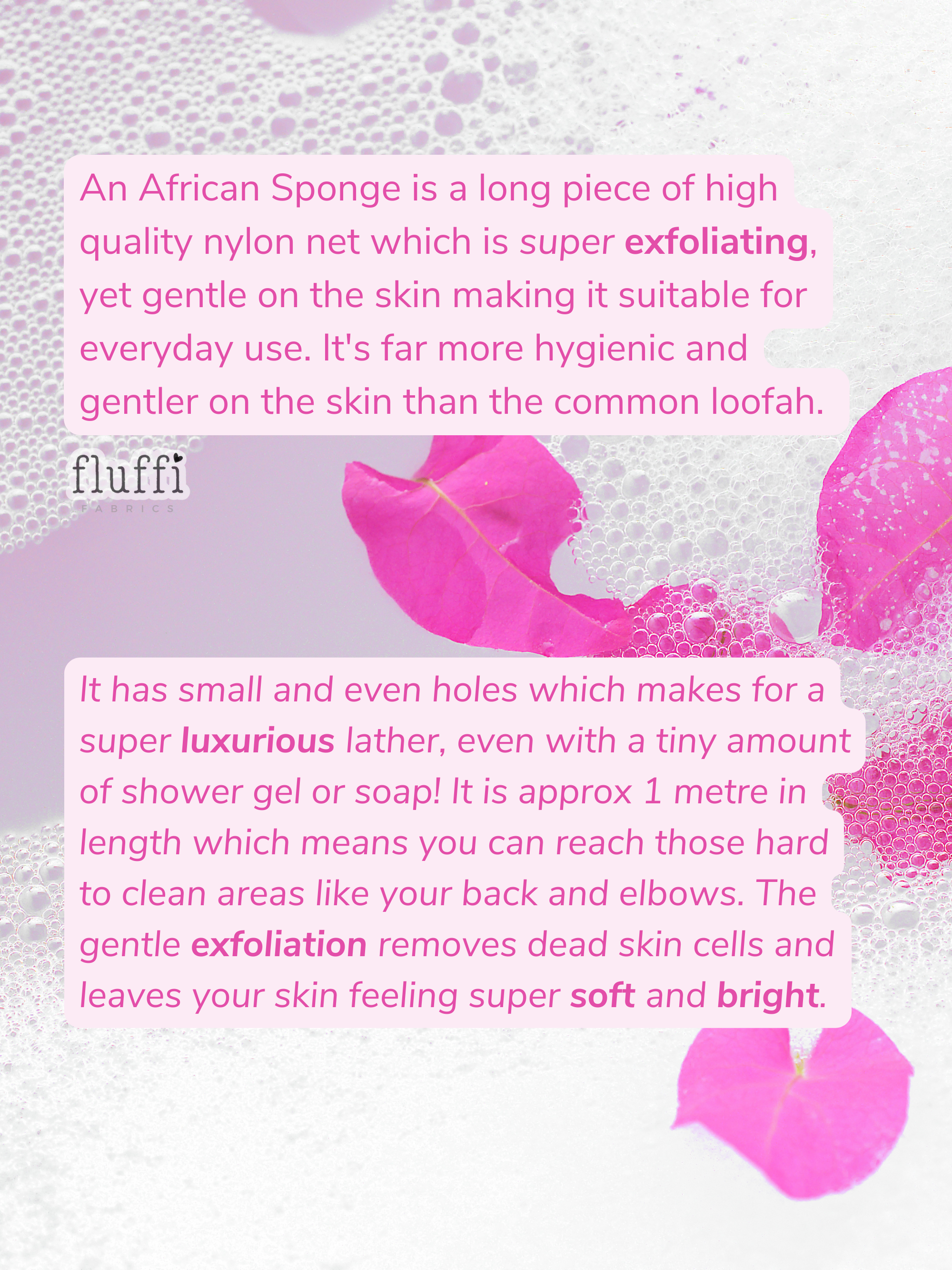 African Net Sponge Exfoliating Sapo For Bath Shower