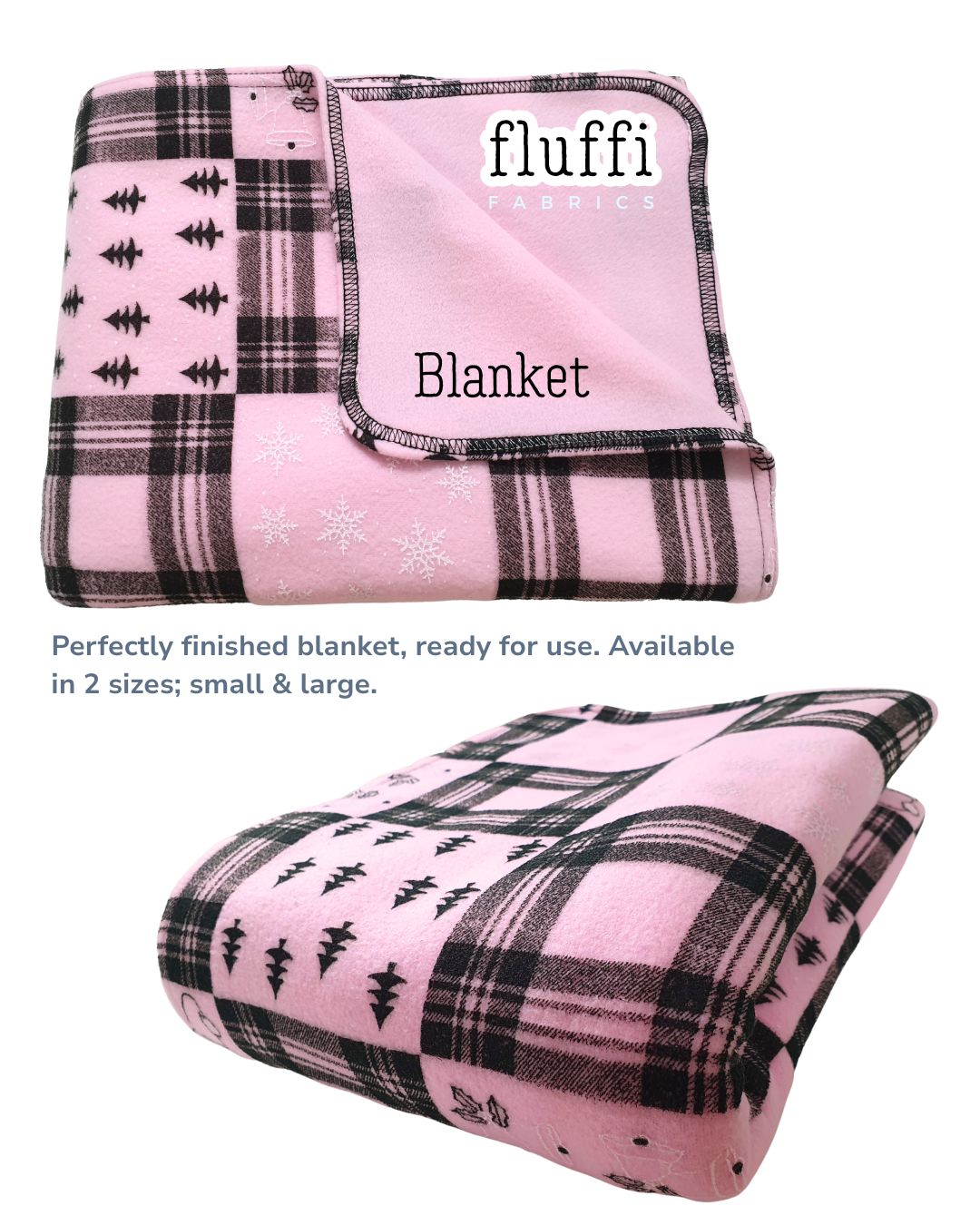 Polar Fleece Printed Anti-Pill Soft Washable Fabric - Unicorn Dreams Navy