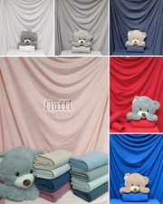 Organic Cotton Elastane Jersey 4 Way Stretch Fabric Stone