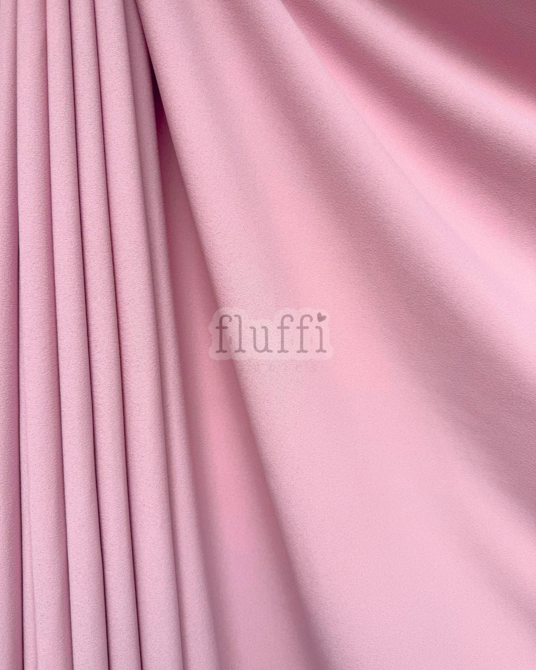 Scuba Crepe Stretch Jersey Dressmaking Fabric SQ181 Baby Pink