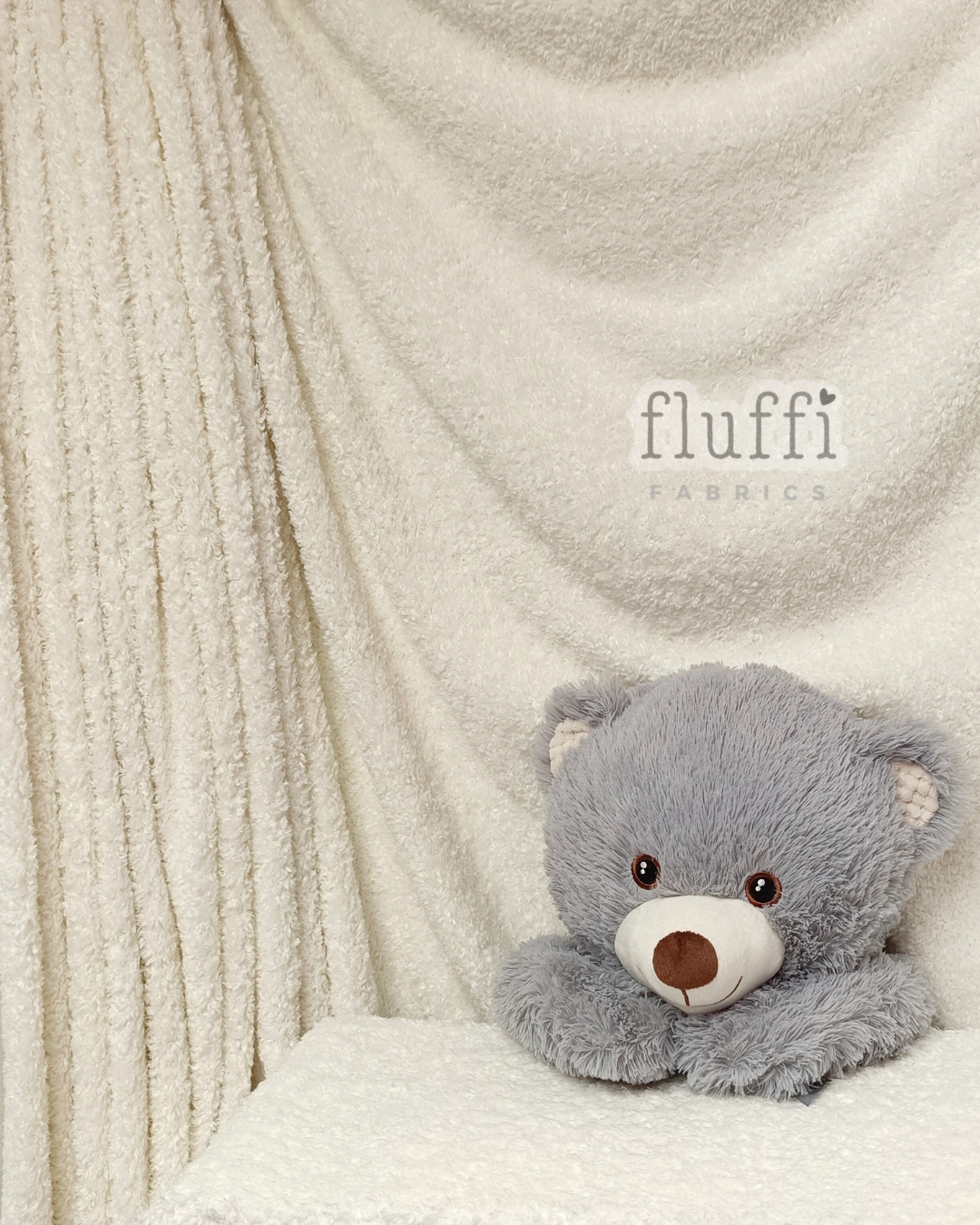 Bouclé Poodle Soft Fluffy Fleece - SQ931 Ivory