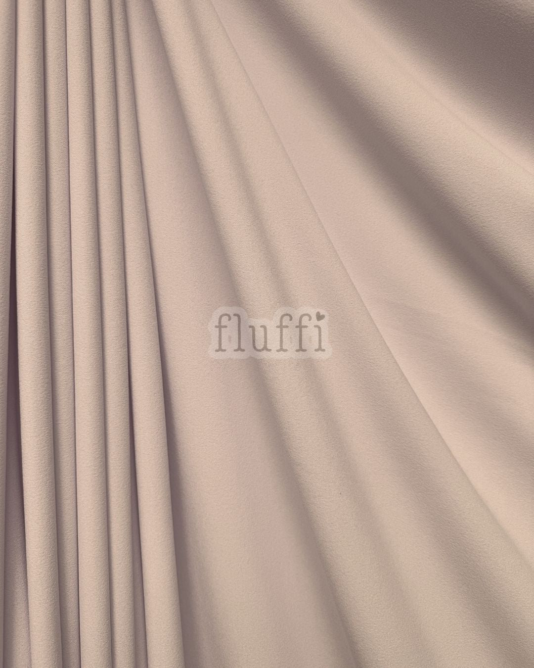 Scuba Crepe Stretch Jersey Dressmaking Fabric SQ181 Cashmere