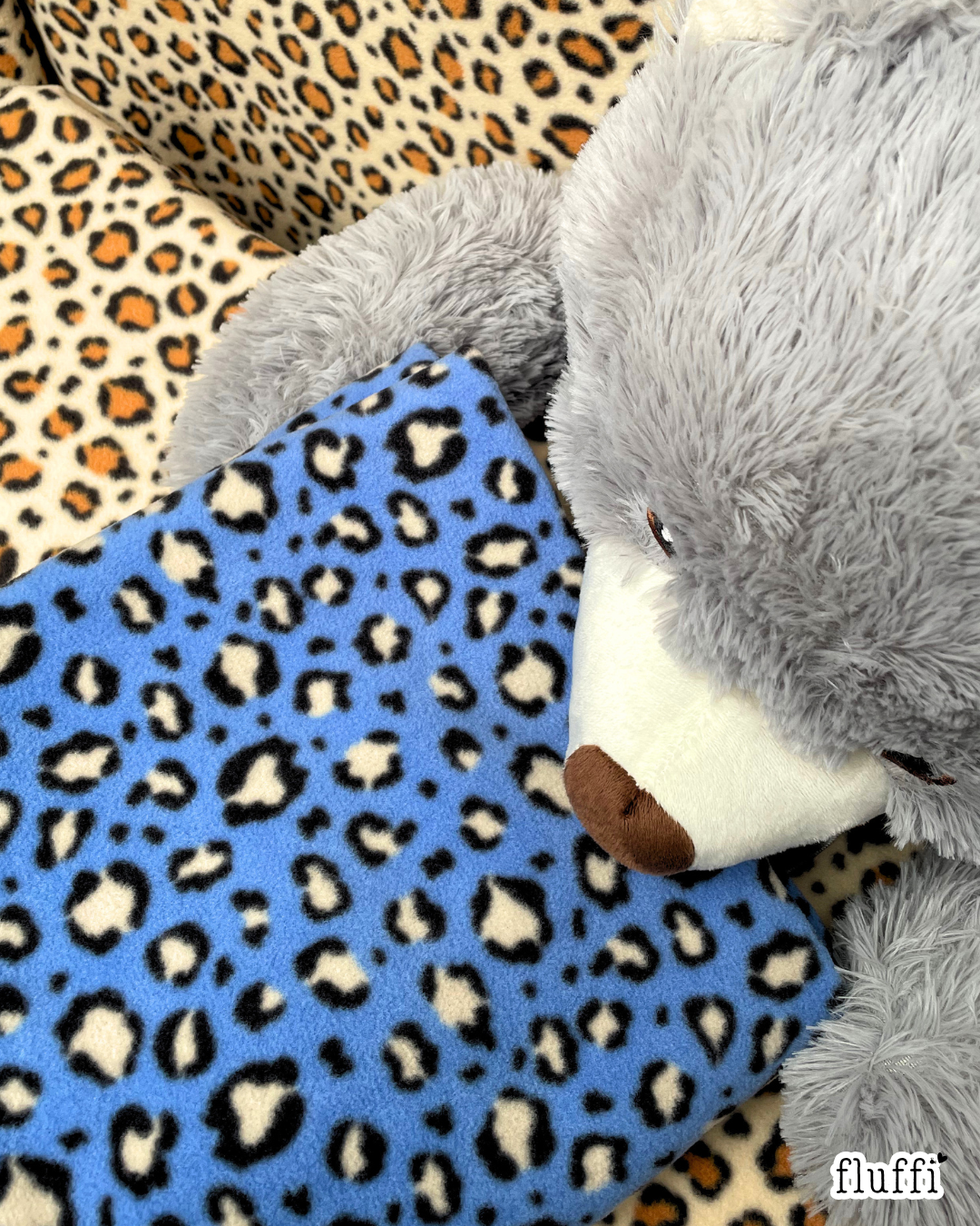 Polar Fleece Printed Anti-Pill Soft Washable Fabric - Cheetah