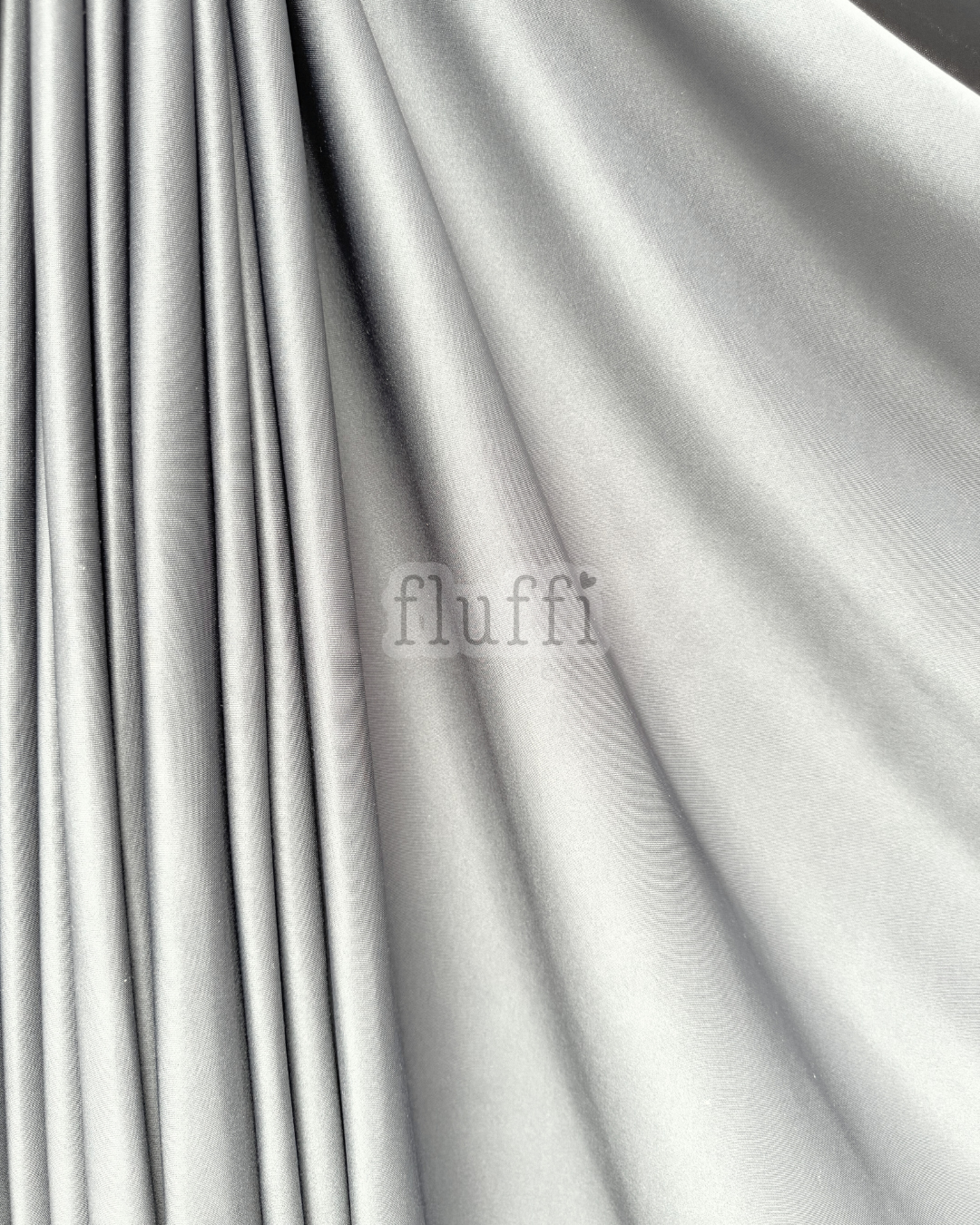 Scuba Stretchy Thick Body Contour Dressmaking Fabric Q792 Cloud Grey