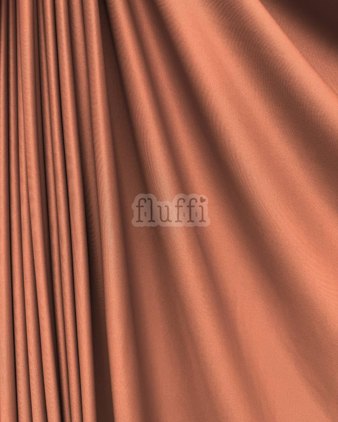 Scuba Stretchy Thick Body Contour Dressmaking Fabric Q792 Copper