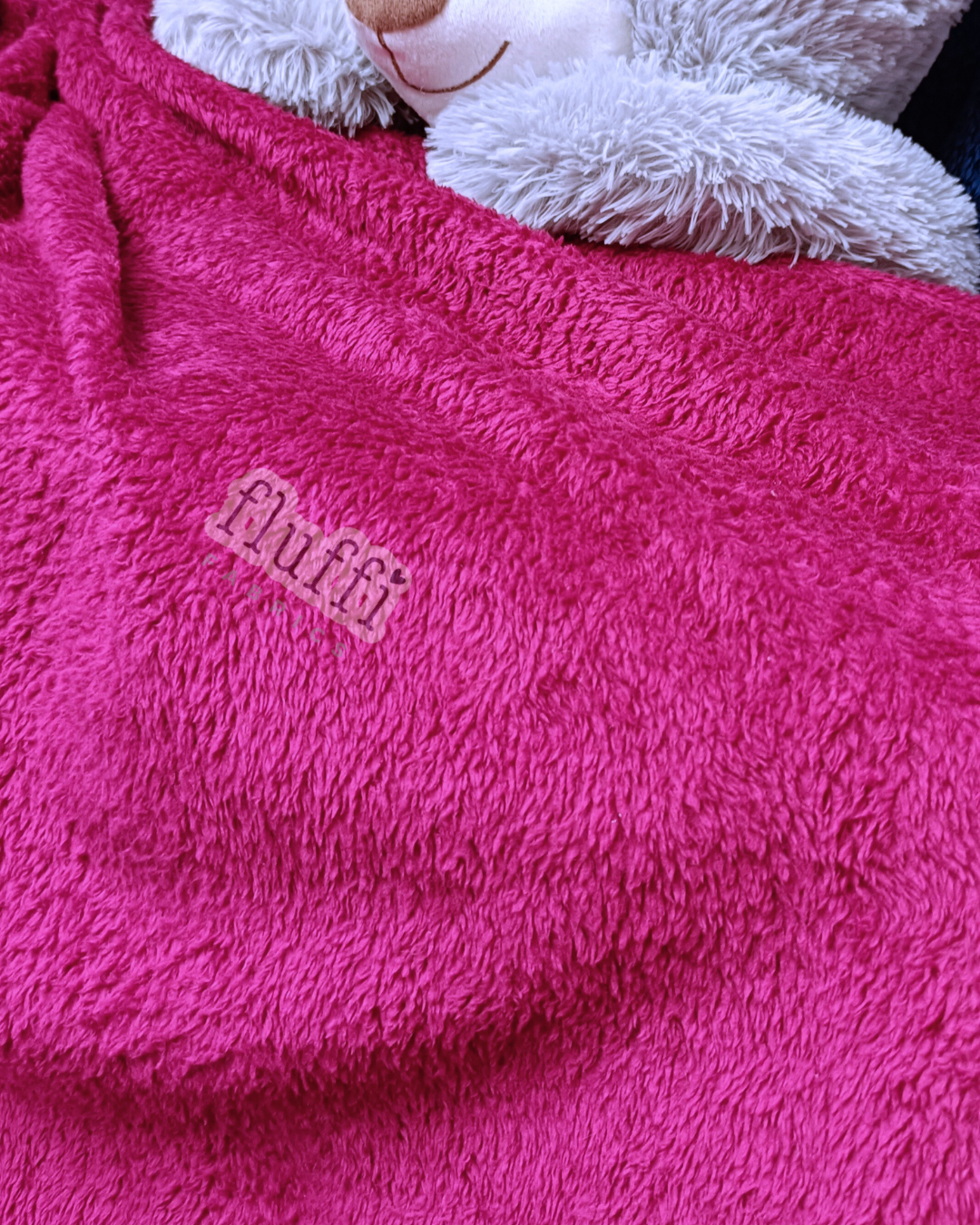 Fluffy Coral Pile Cuddle Plush Fleece- SQ453 Berry