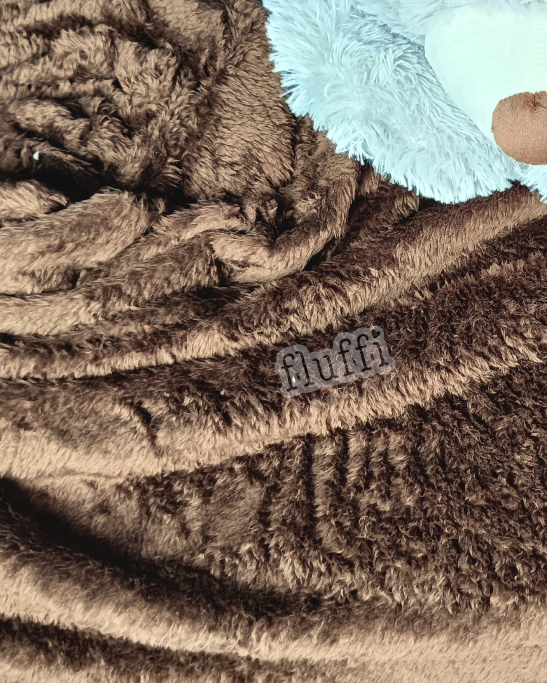 Fluffy Coral Pile Cuddle Plush Fleece- SQ453