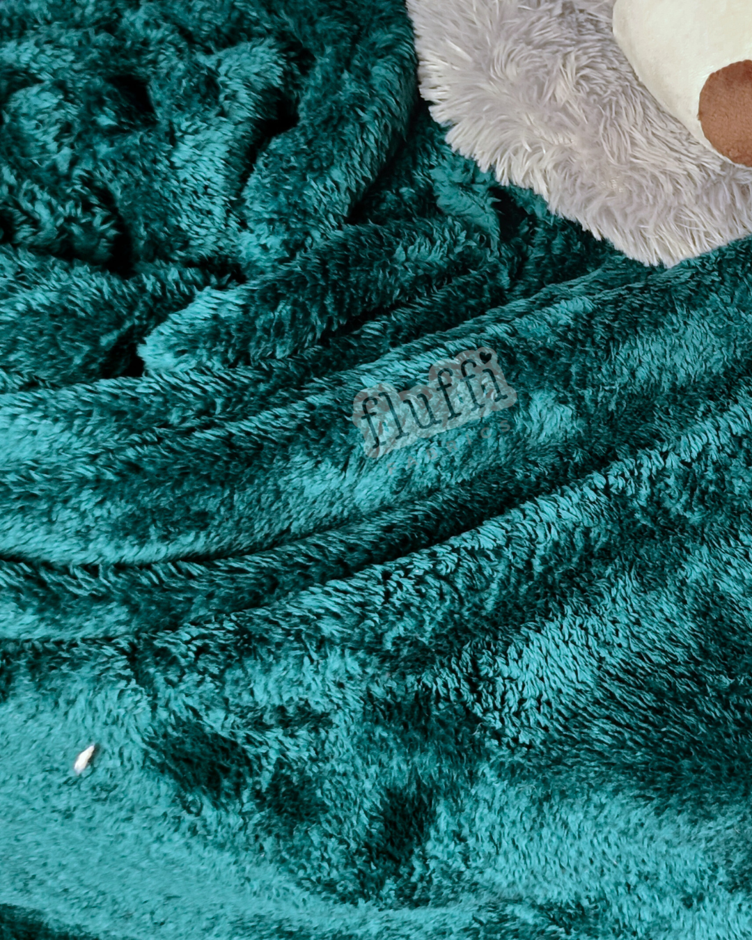 Fluffy Coral Pile Cuddle Plush Fleece- SQ453 Grey Melange