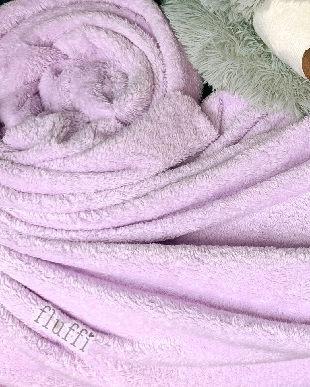 Fluffy Coral Pile Cuddle Plush Fleece- SQ453 Oatmeal