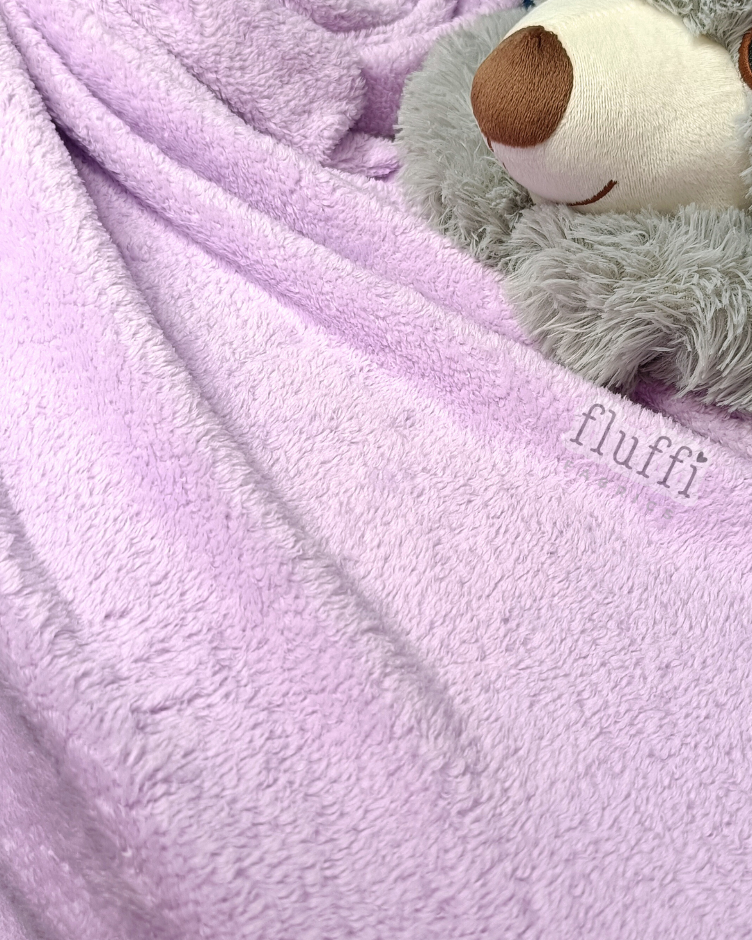 Fluffy Coral Pile Cuddle Plush Fleece- SQ453