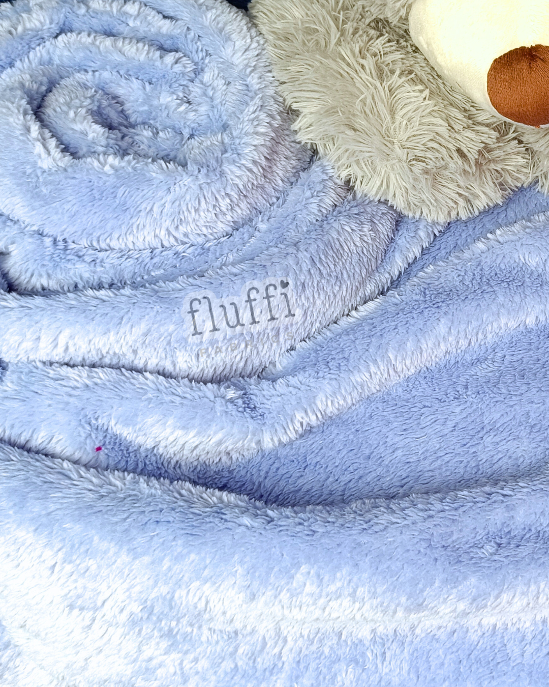 Fluffy Coral Pile Cuddle Plush Fleece- SQ453 Oatmeal
