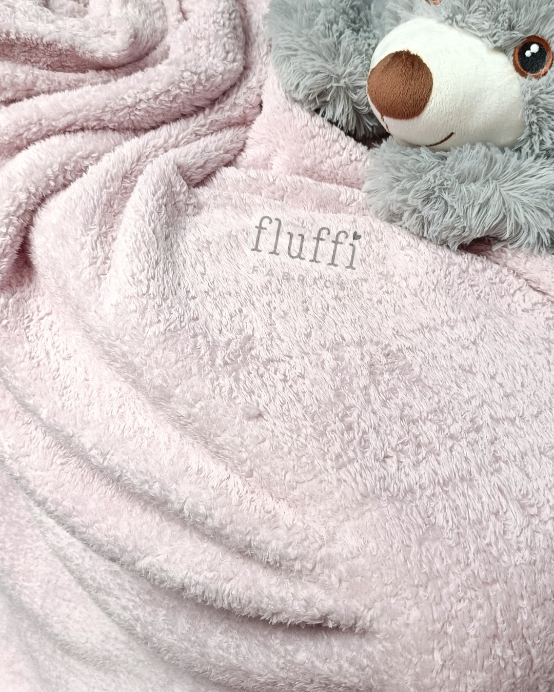 Fluffy Coral Pile Cuddle Plush Fleece- SQ453 Periwinkle Blue