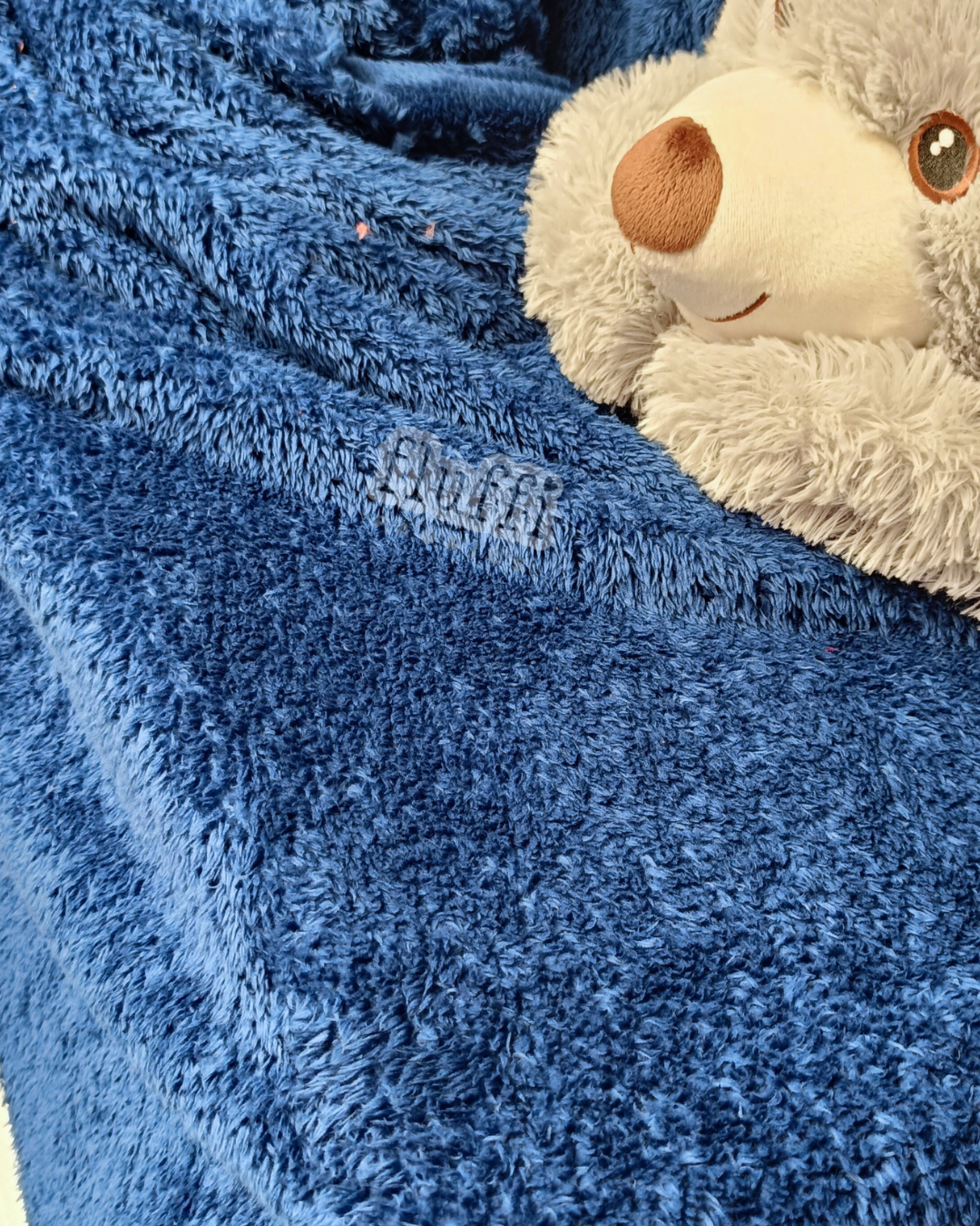 Fluffy Coral Pile Cuddle Plush Fleece- SQ453 Royal Navy