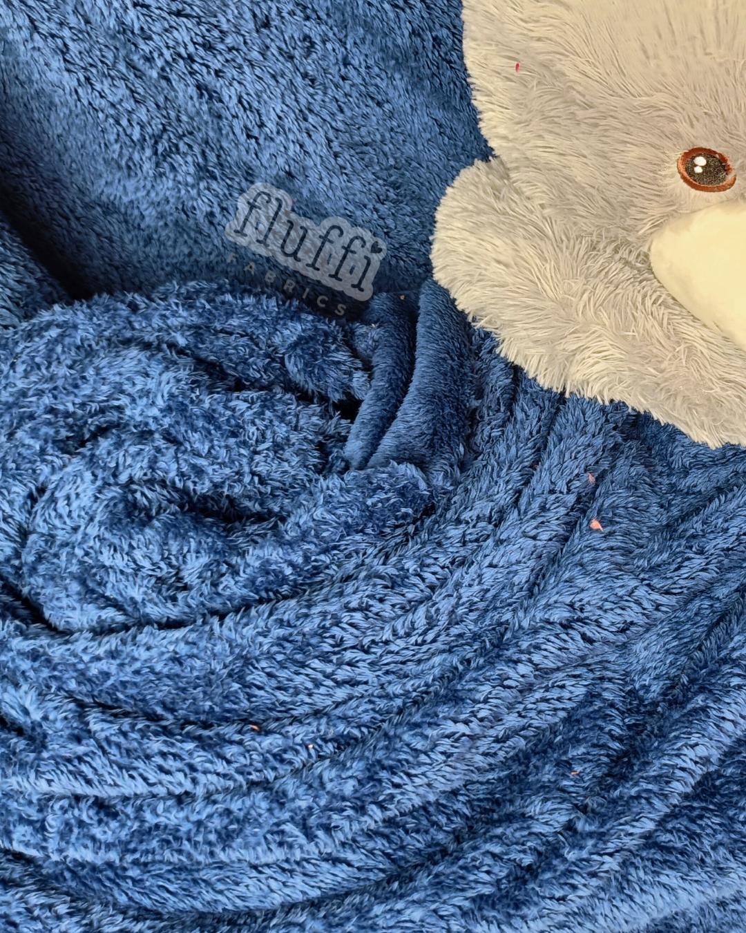 Fluffy Coral Pile Cuddle Plush Fleece- SQ453 Black