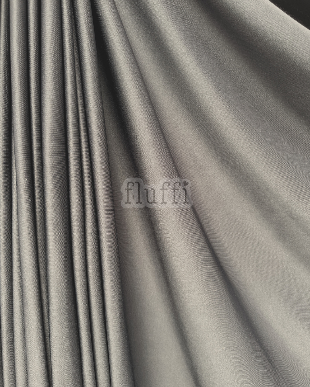 Scuba Stretchy Thick Body Contour Dressmaking Fabric Q792 Dark Cloud Grey