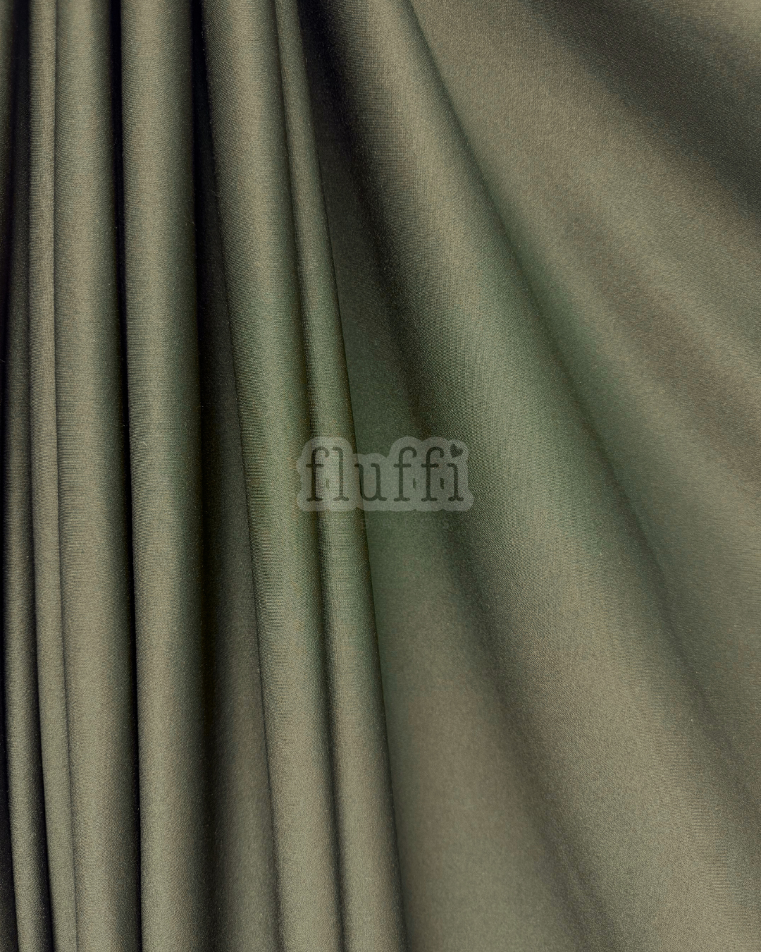 Scuba Stretchy Thick Body Contour Dressmaking Fabric Q792 Dark Olive
