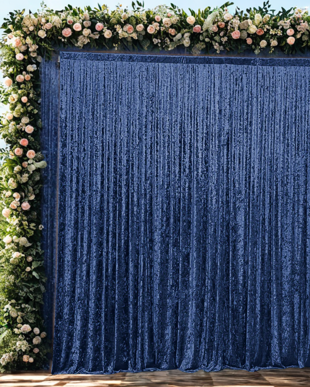 Crushed Velour Draping Decor Fabric Q156