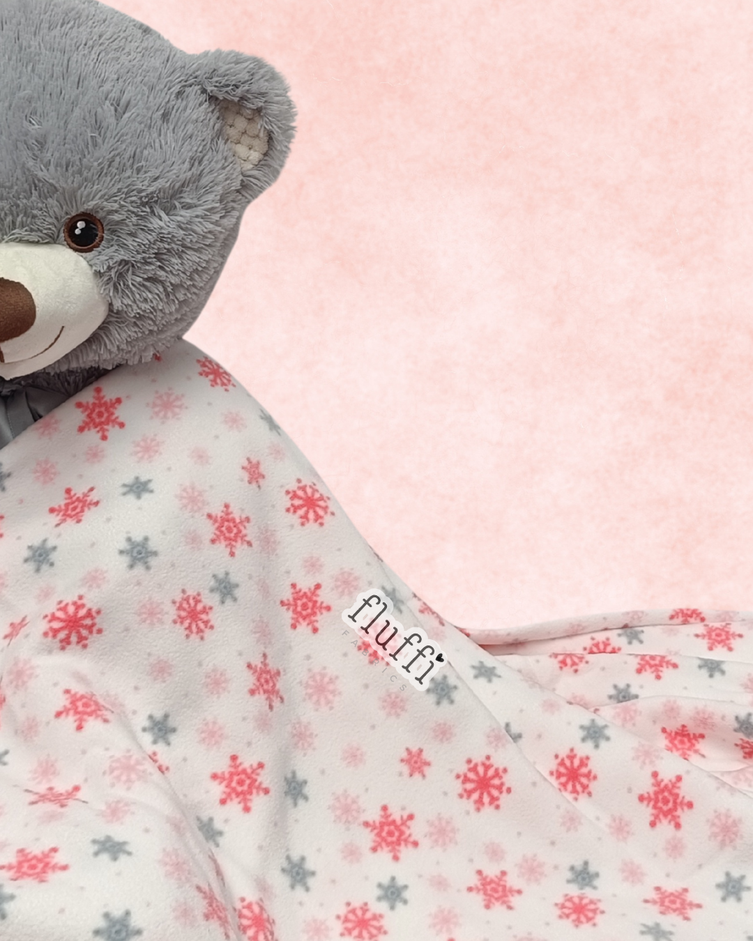 Ready Made Blanket- Dreamy Snowflakes