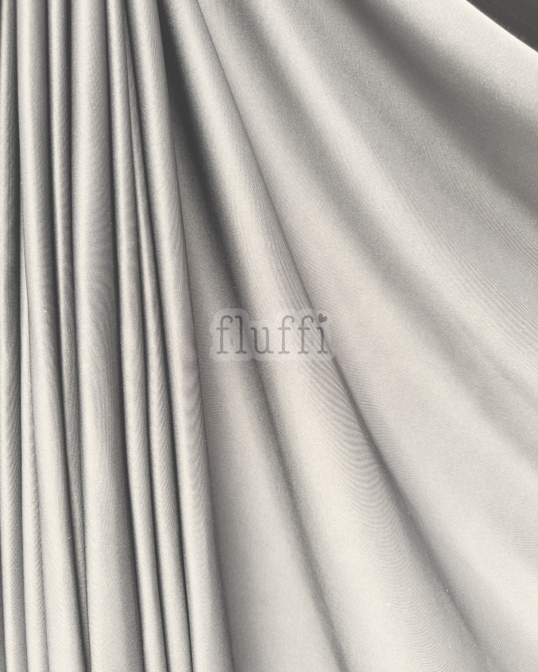 Scuba Stretchy Thick Body Contour Dressmaking Fabric Q792 Light Grey