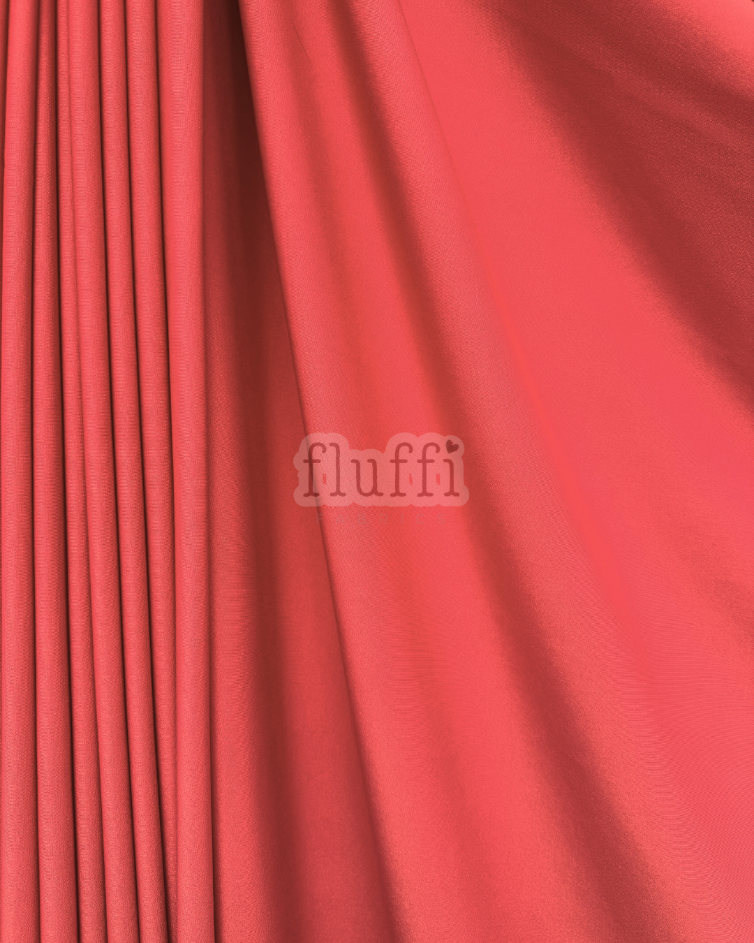Scuba Stretchy Thick Body Contour Dressmaking Fabric Q792 Light Red