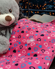 Ready Made Blanket- Love Hearts