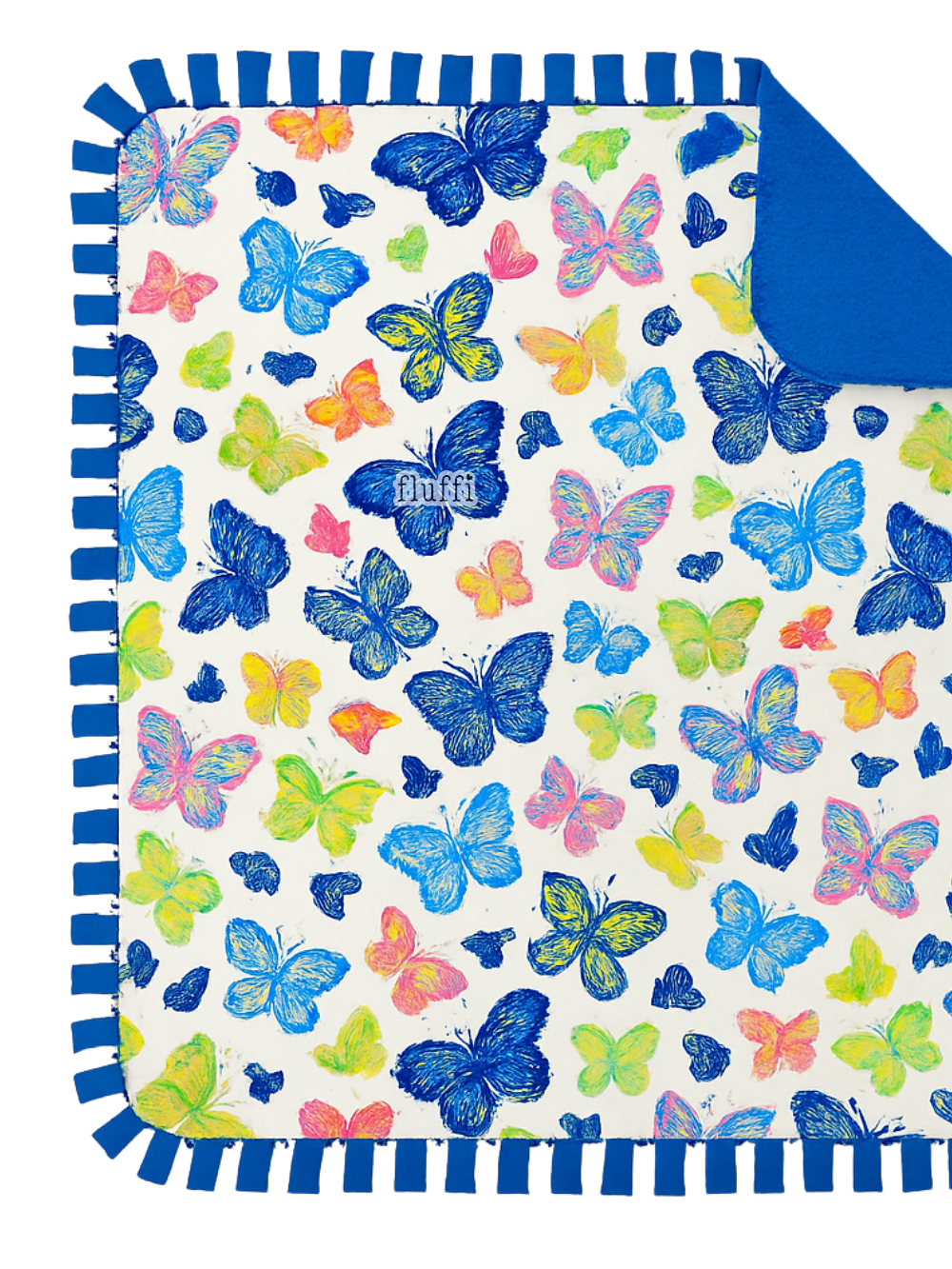 Make Your Own No Sew Blanket DIY Kit Butterflies