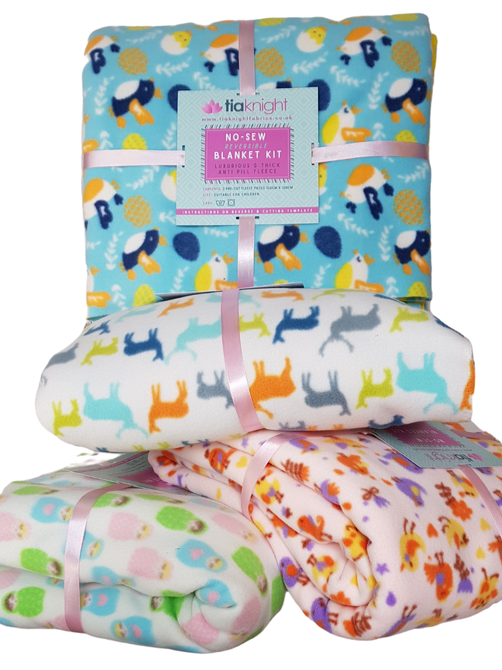 Make Your Own No Sew Blanket DIY Kit Doughnuts & Sprinkles