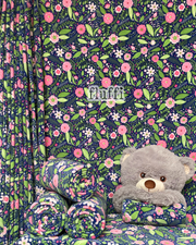 Polar Fleece Printed Anti-Pill Soft Washable Fabric - Night Garden