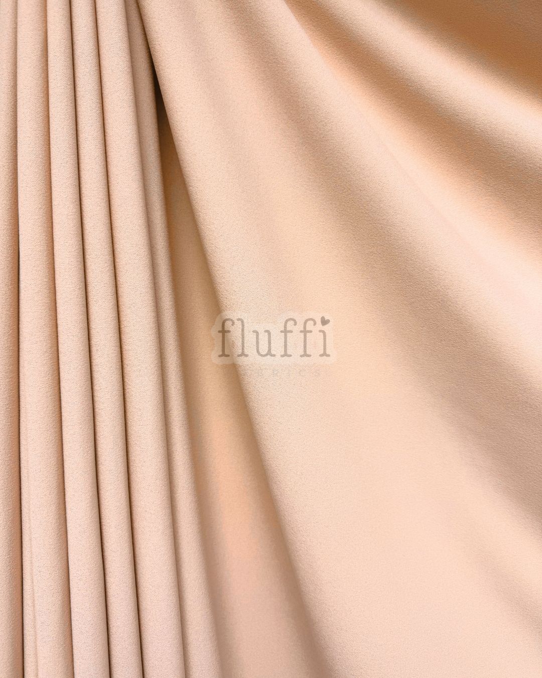 Scuba Crepe Stretch Jersey Dressmaking Fabric SQ181 Nude