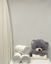 Polar Fleece Anti-Pill Soft Washable Fabric - Solid Colours Ivory