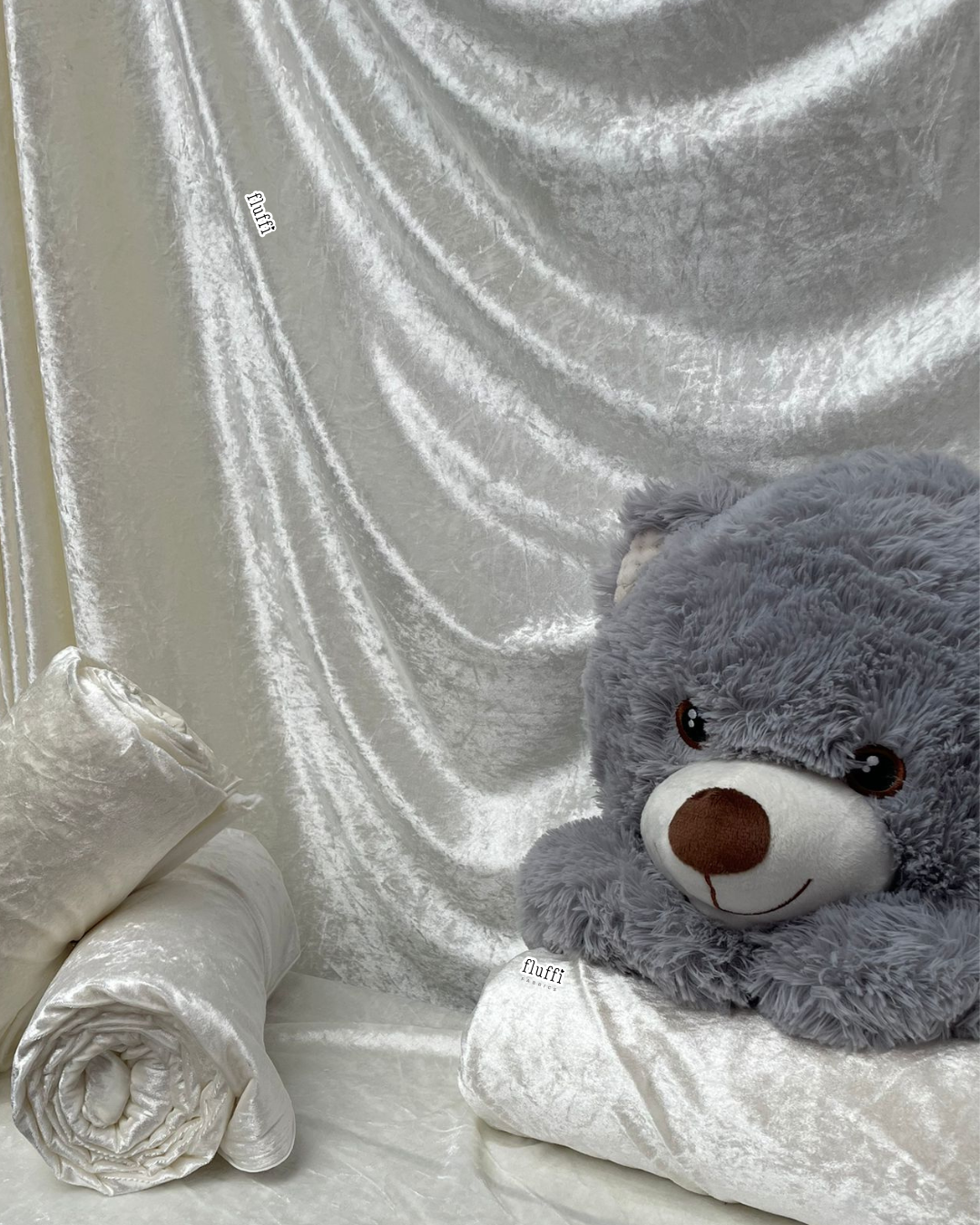 Crushed Velour Draping Decor Fabric Q156