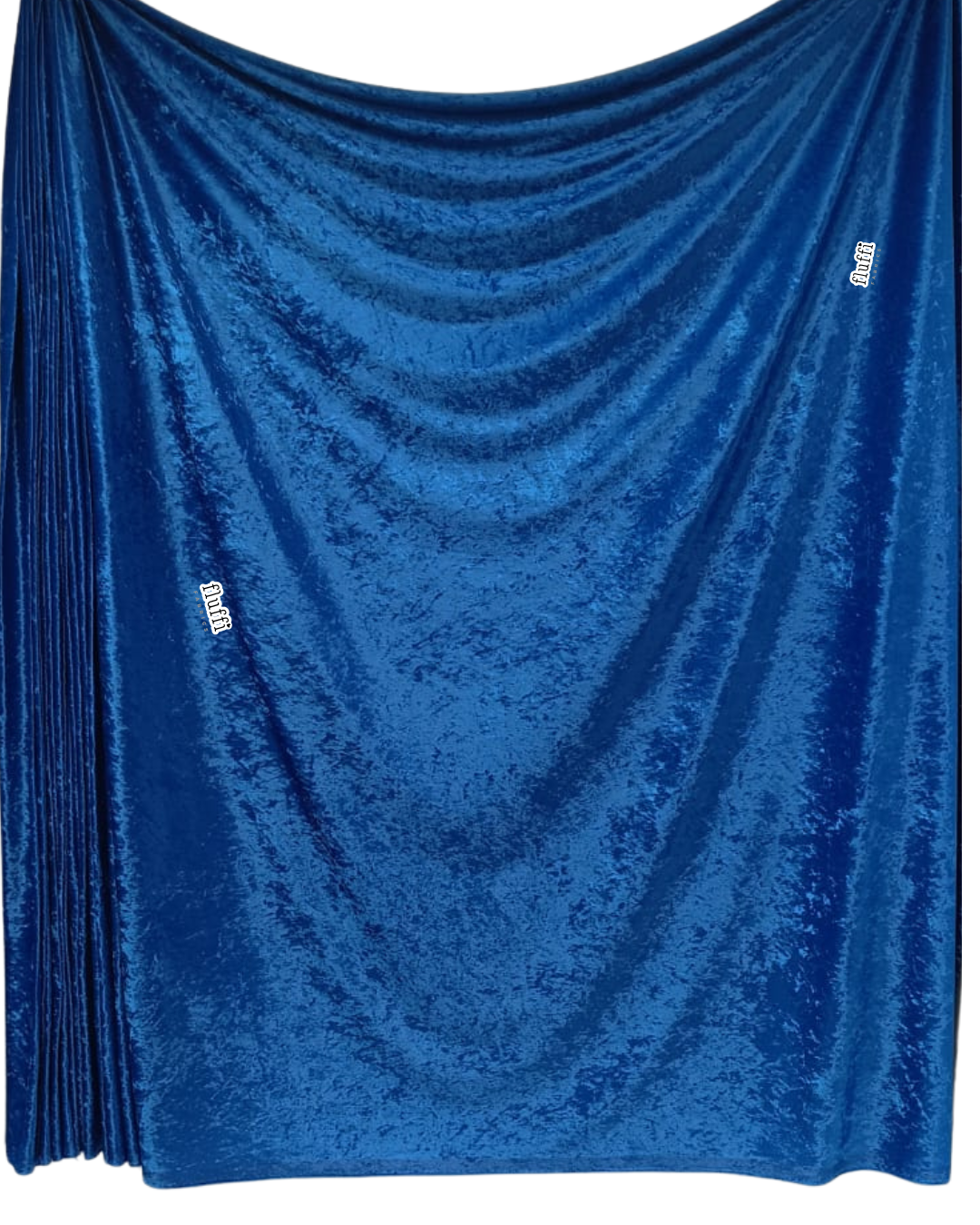 Crushed Velour Draping Decor Fabric Q156 Burnt Orange