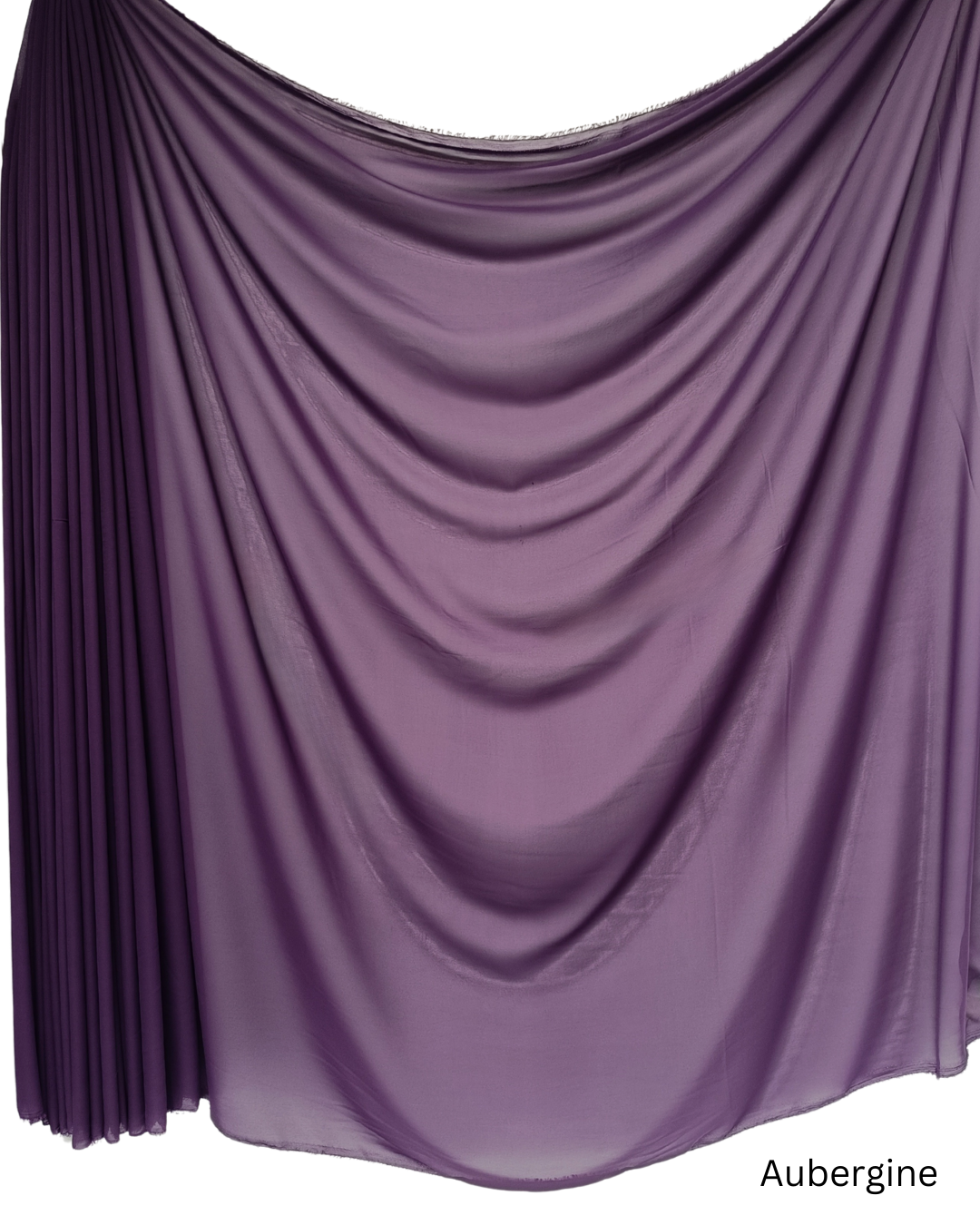 Chiffon Sheer Dressmaking & Décor Fabric Aubergine