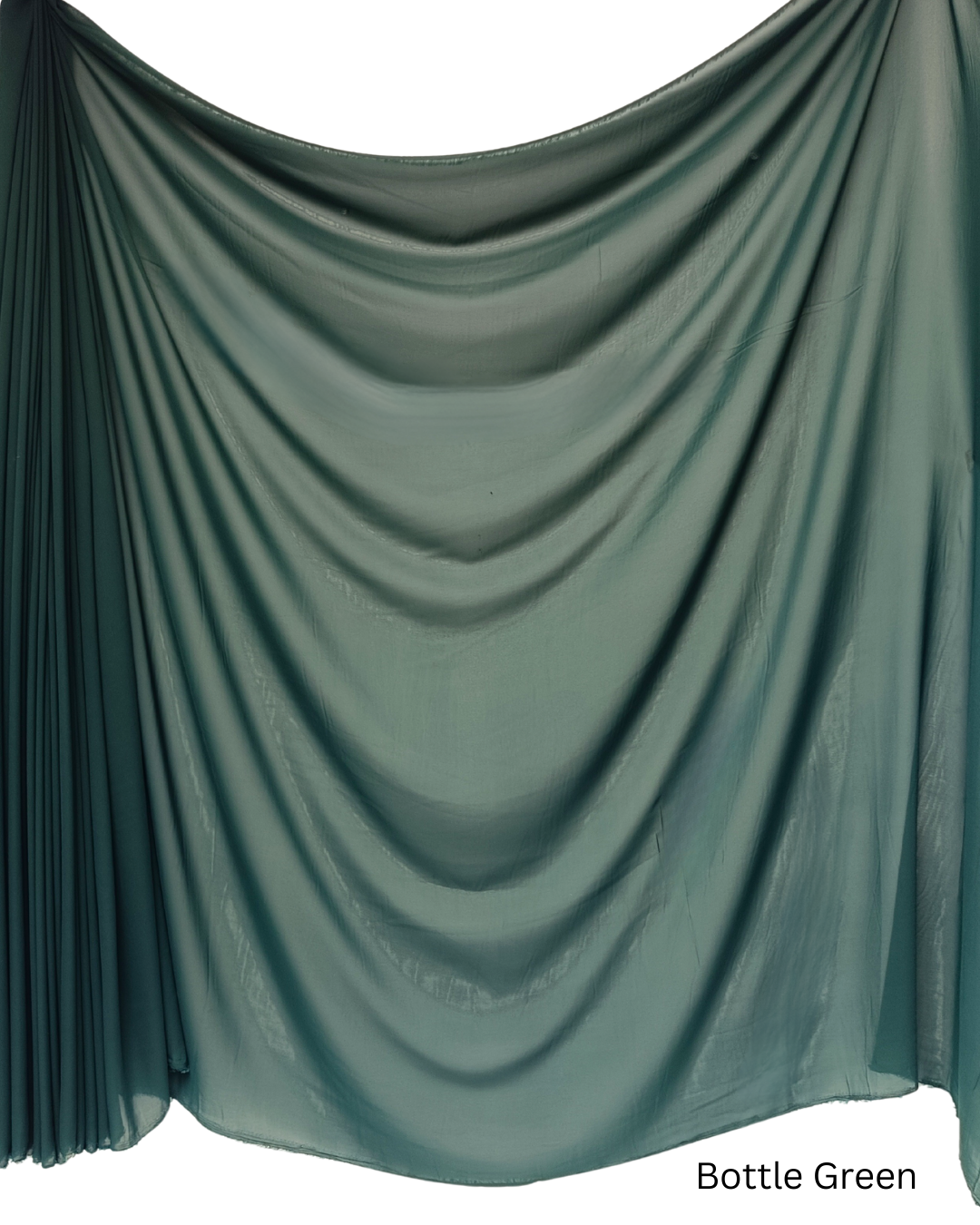 Chiffon Sheer Dressmaking & Décor Fabric Bottle Green