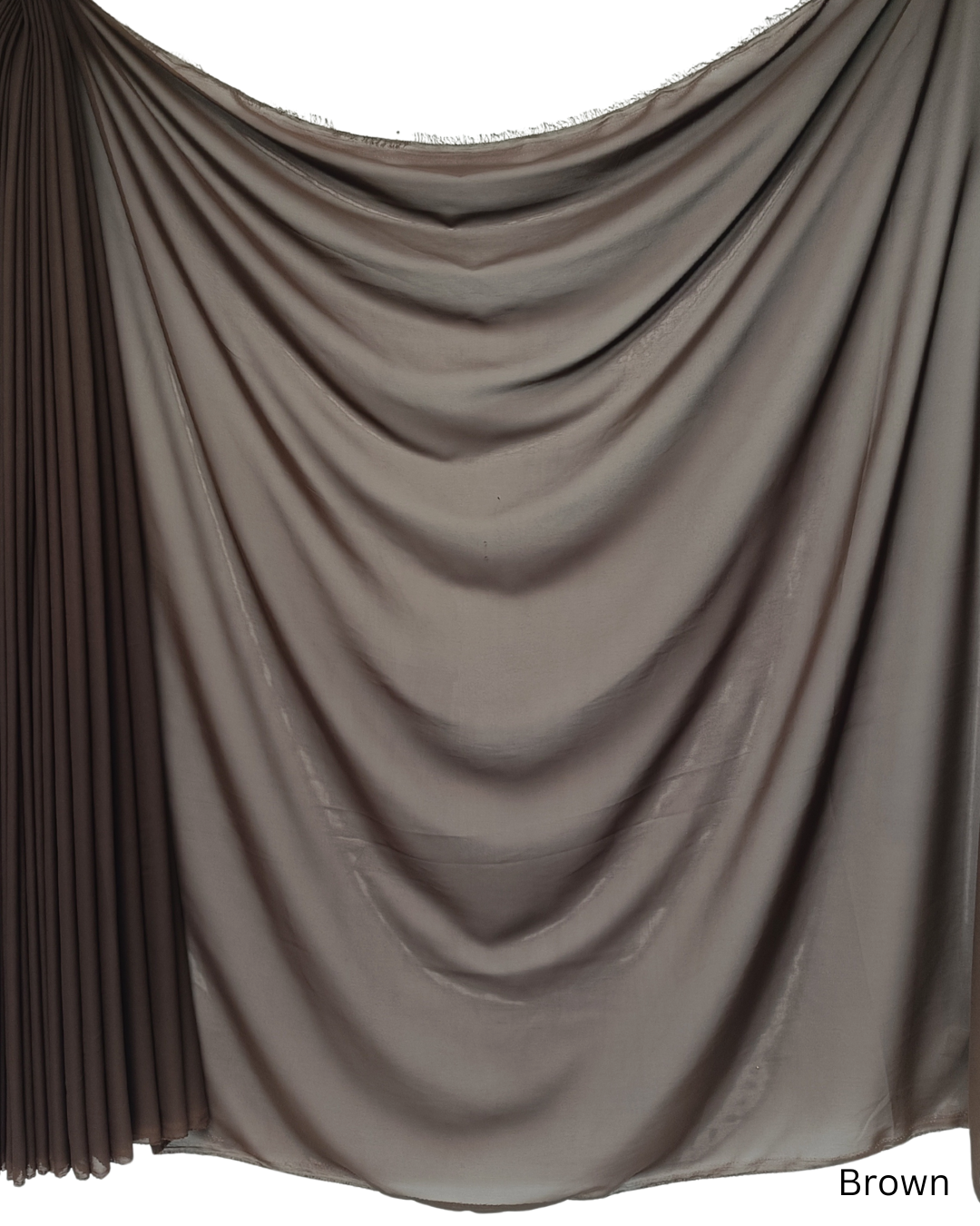 Chiffon Sheer Dressmaking & Décor Fabric Brown