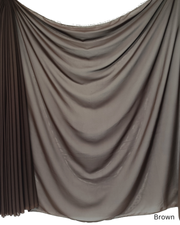 Chiffon Sheer Dressmaking & Décor Fabric Brown