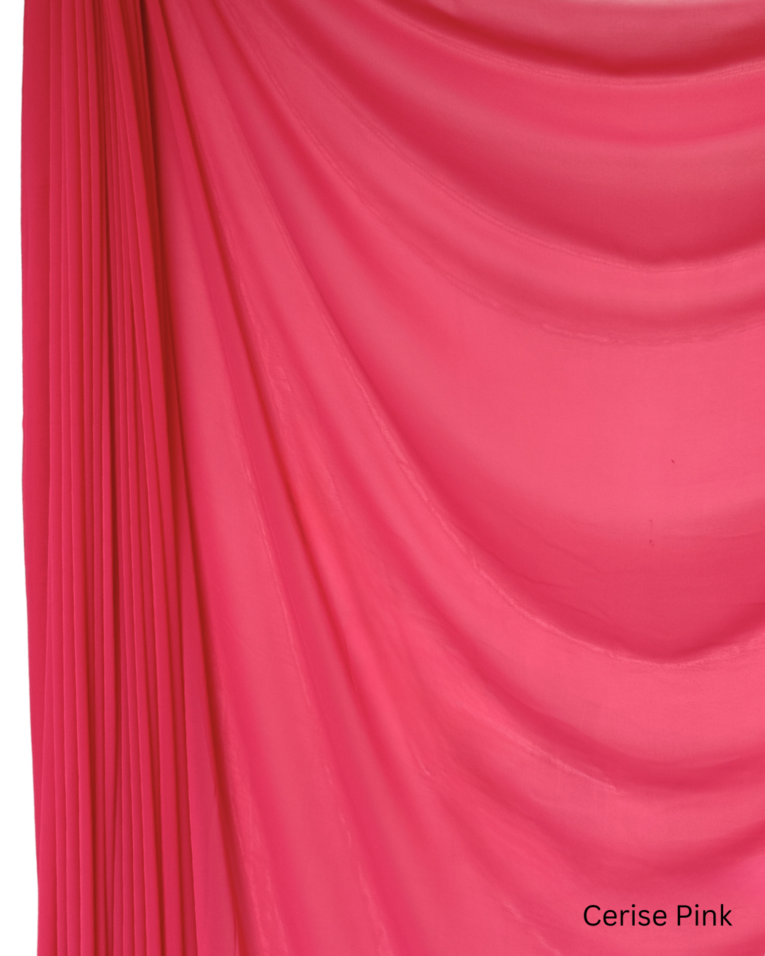 Chiffon Sheer Dressmaking & Décor Fabric Orange