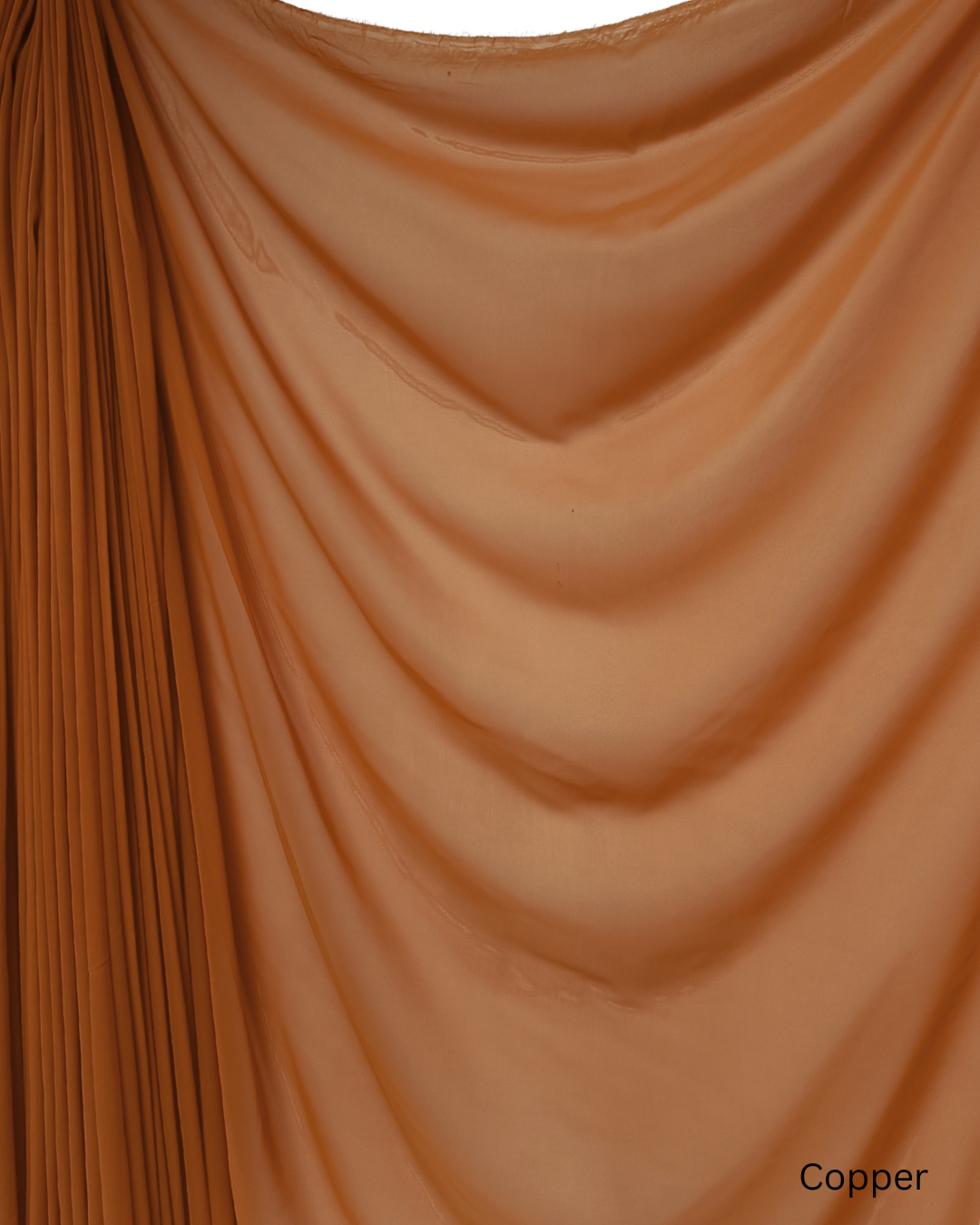 Chiffon Sheer Dressmaking & Décor Fabric Aubergine