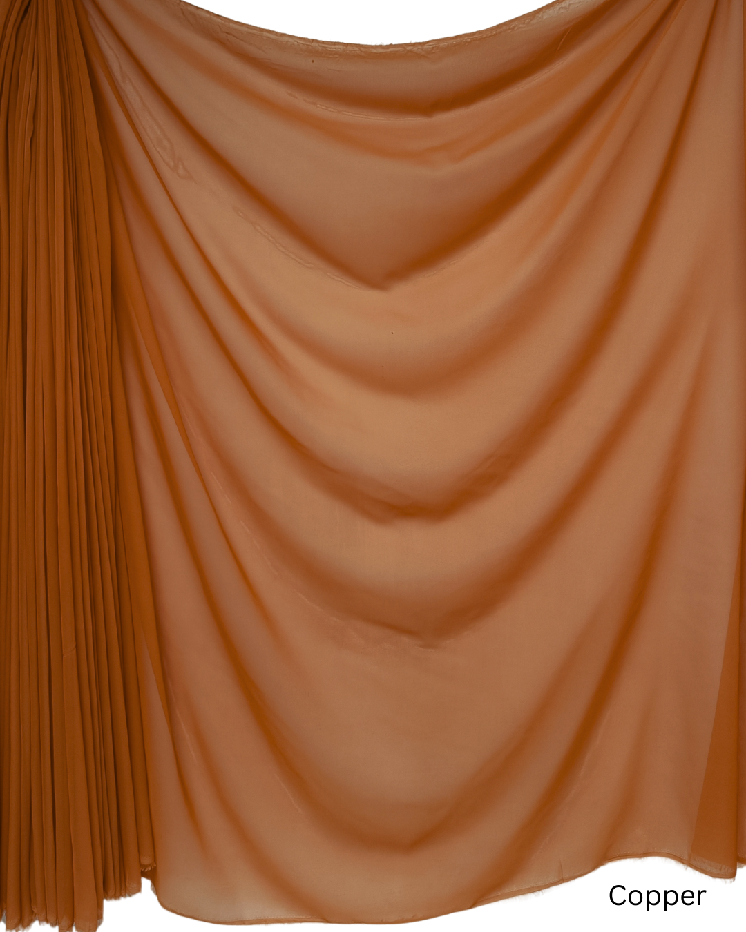 Chiffon Sheer Dressmaking & Décor Fabric Aubergine