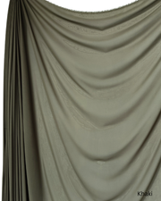 Chiffon Sheer Dressmaking & Décor Fabric Khaki