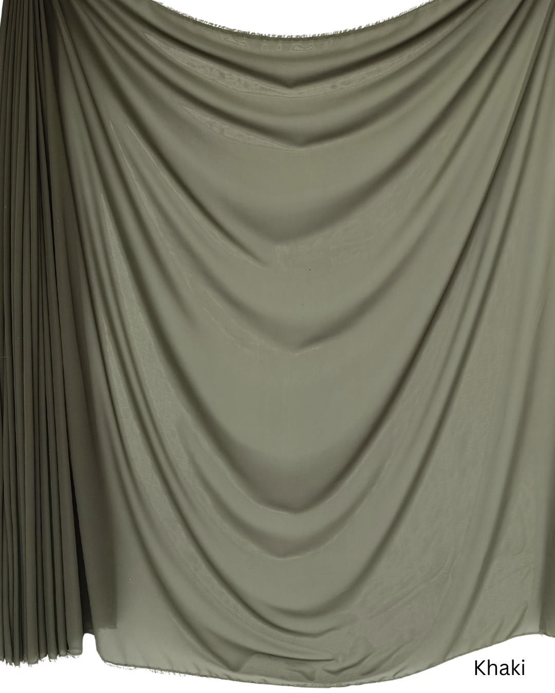 Chiffon Sheer Dressmaking & Décor Fabric Khaki
