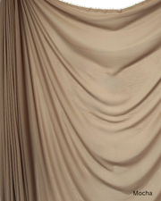 Chiffon Sheer Dressmaking & Décor Fabric Mocha