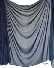 Chiffon Sheer Dressmaking & Décor Fabric Navy