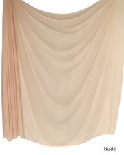 Chiffon Sheer Dressmaking & Décor Fabric Nude
