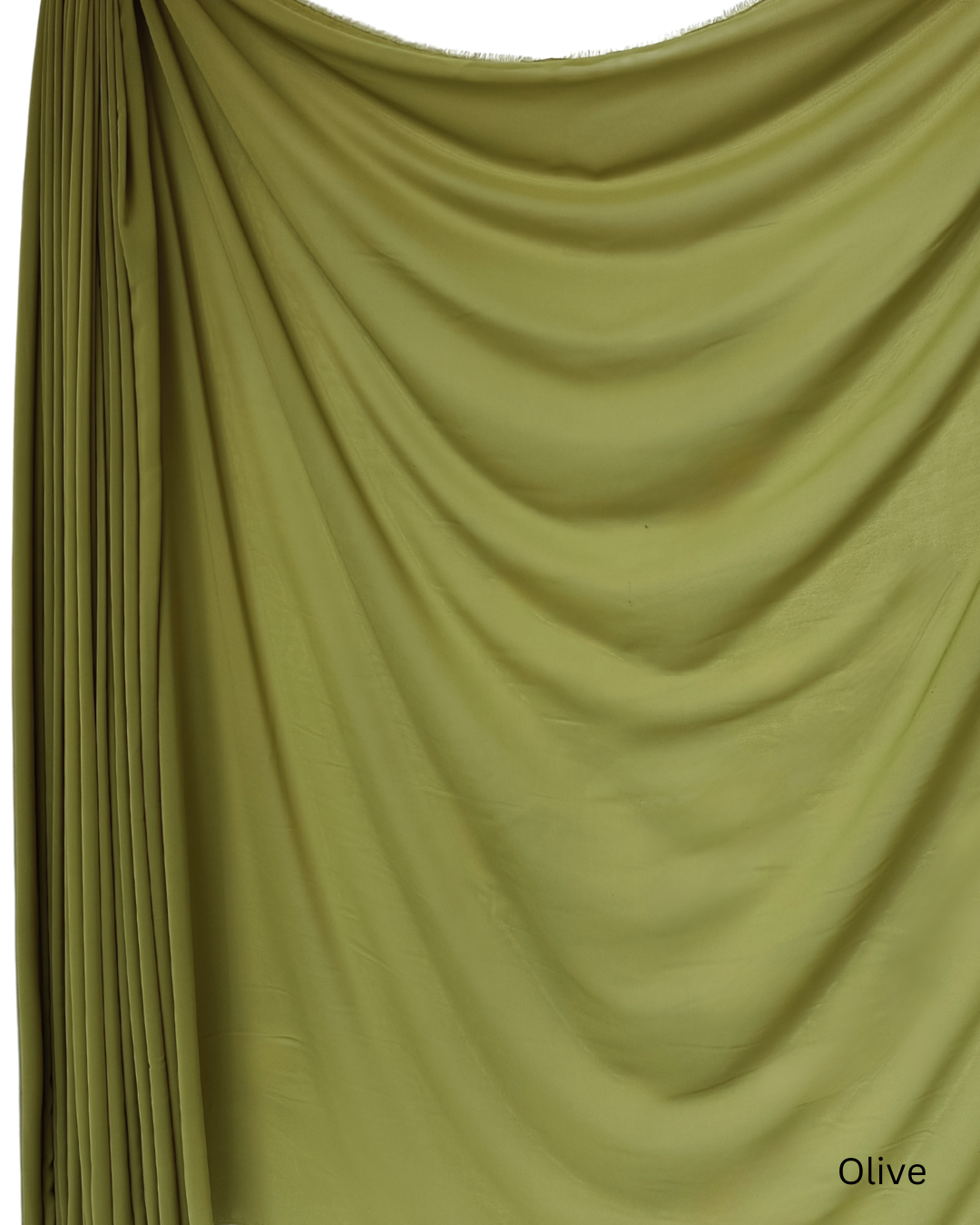 Chiffon Sheer Dressmaking & Décor Fabric Bottle Green