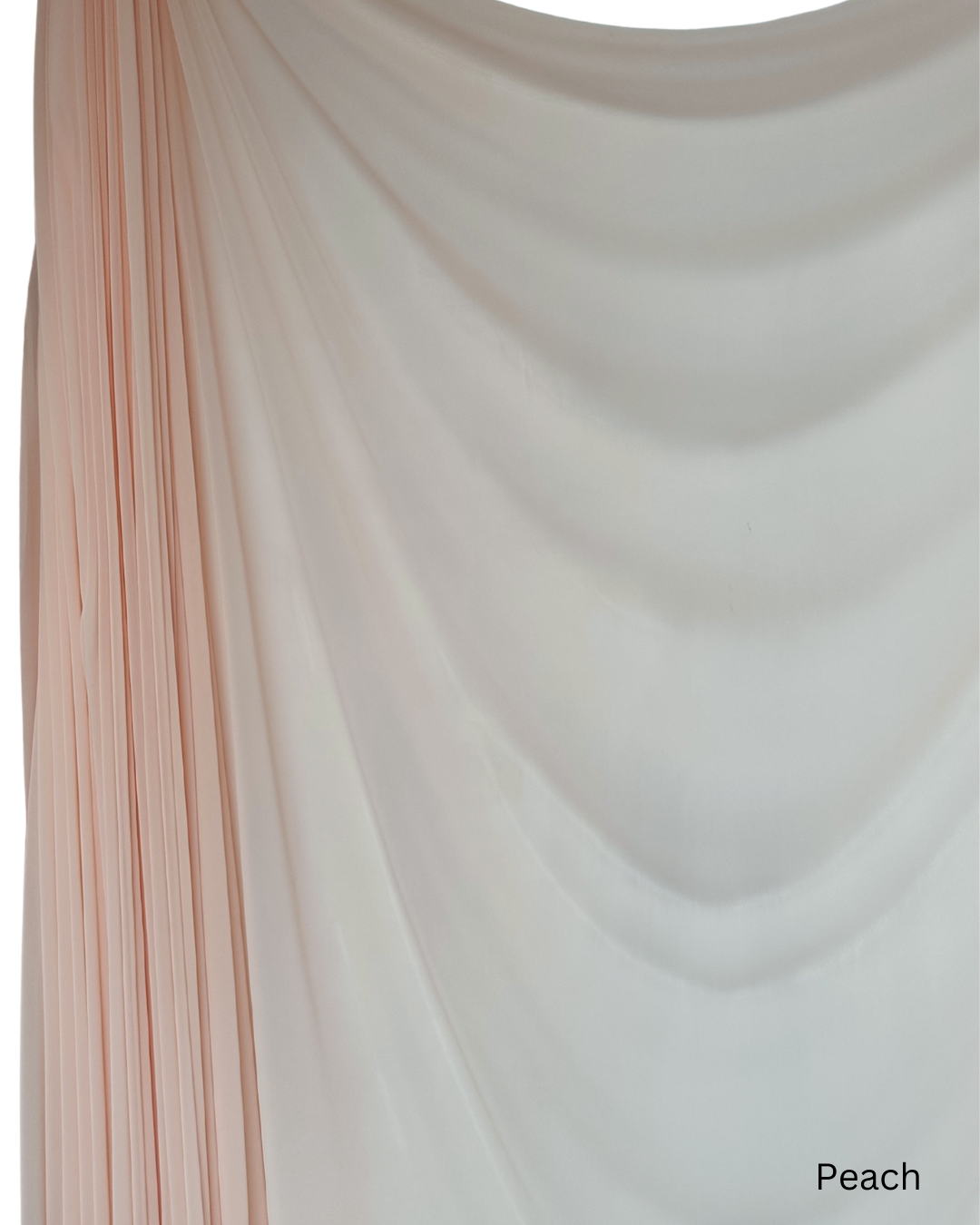Chiffon Sheer Dressmaking & Décor Fabric Orange