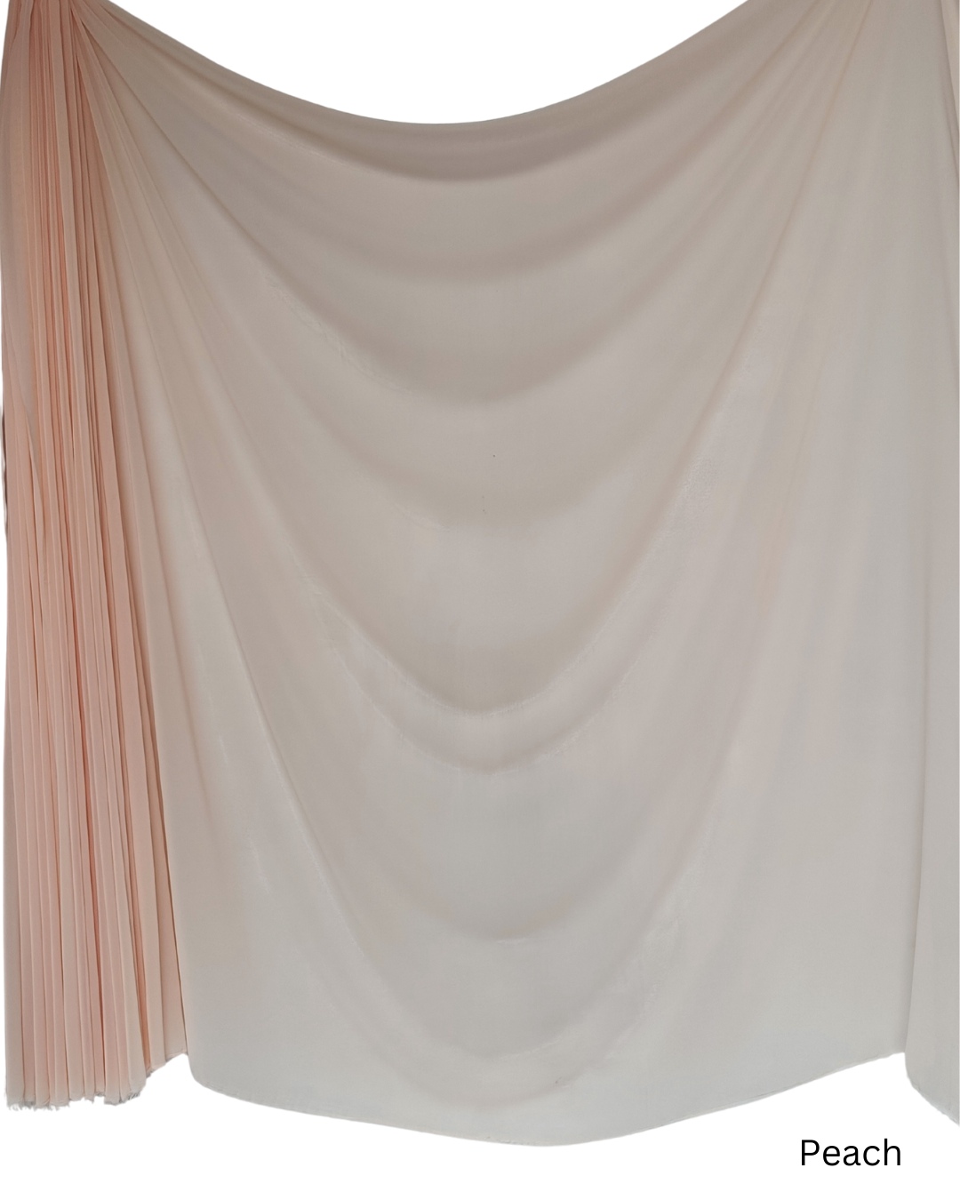 Chiffon Sheer Dressmaking & Décor Fabric Orange