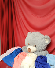 Chiffon Sheer Dressmaking & Décor Fabric Red