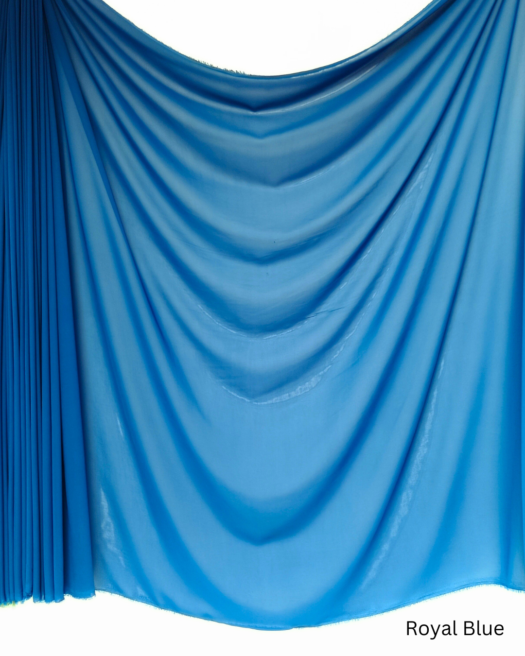 Chiffon Sheer Dressmaking & Décor Fabric Royal Blue